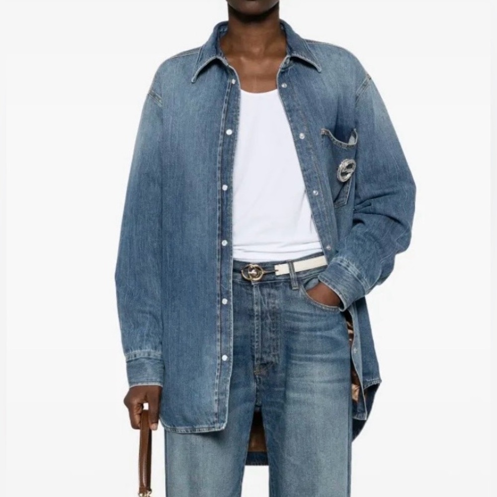 Gucci Blue Jean Jacket